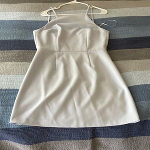 French connection blue mini skater dress